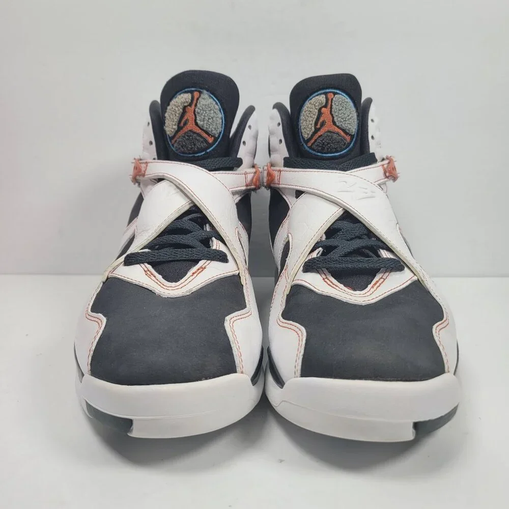 Air Jordan 8 Retro LS 2007 Men's White Black Toes Shoes 317258 104 US Size 11 - Picture 3 of 8